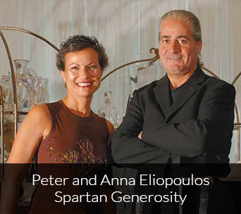 Peter and Anna Eliopoulos Spartan Generosity