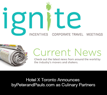 Hotel X Toronto Announces byPeterandPauls.com as Culinary Partners